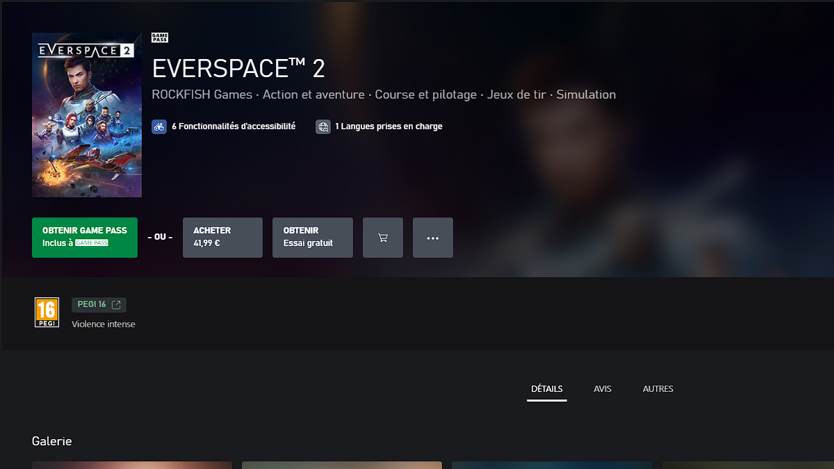 Comment récupérer Everspace 2 dans le Game Pass ?