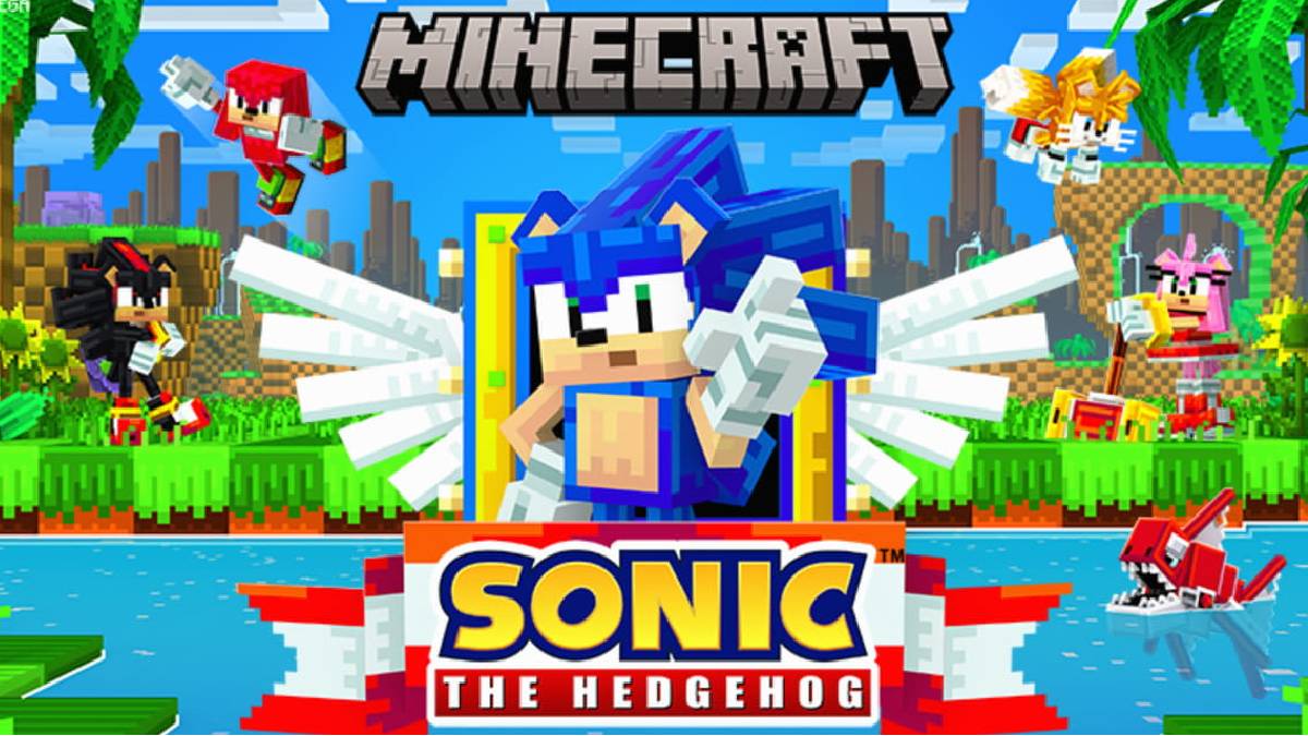 Sonic débarque à toute vitesse dans Minecraft Bedrock : date, contenu et prix