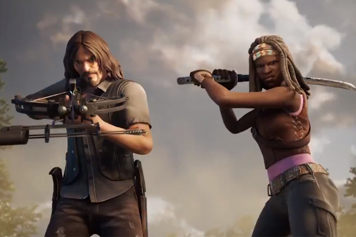 Des skins The Walking Dead dans Fortnite