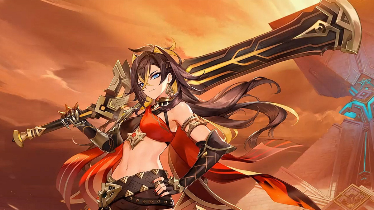 Nouvelle arme au patch 3.5 de Genshin Impact, deux épées à deux mains bientôt disponibles