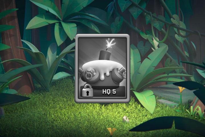 Rush Wars : Cluster cake, infos sur l'unité de défense