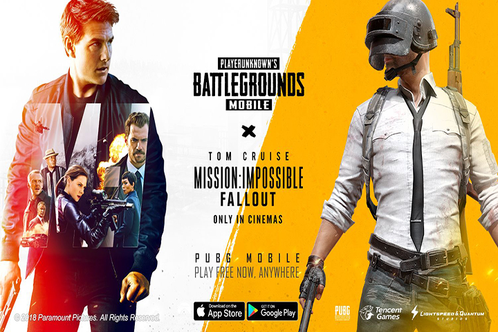 PUBG Mobile : Skins et défis Mission Impossible - Fallout
