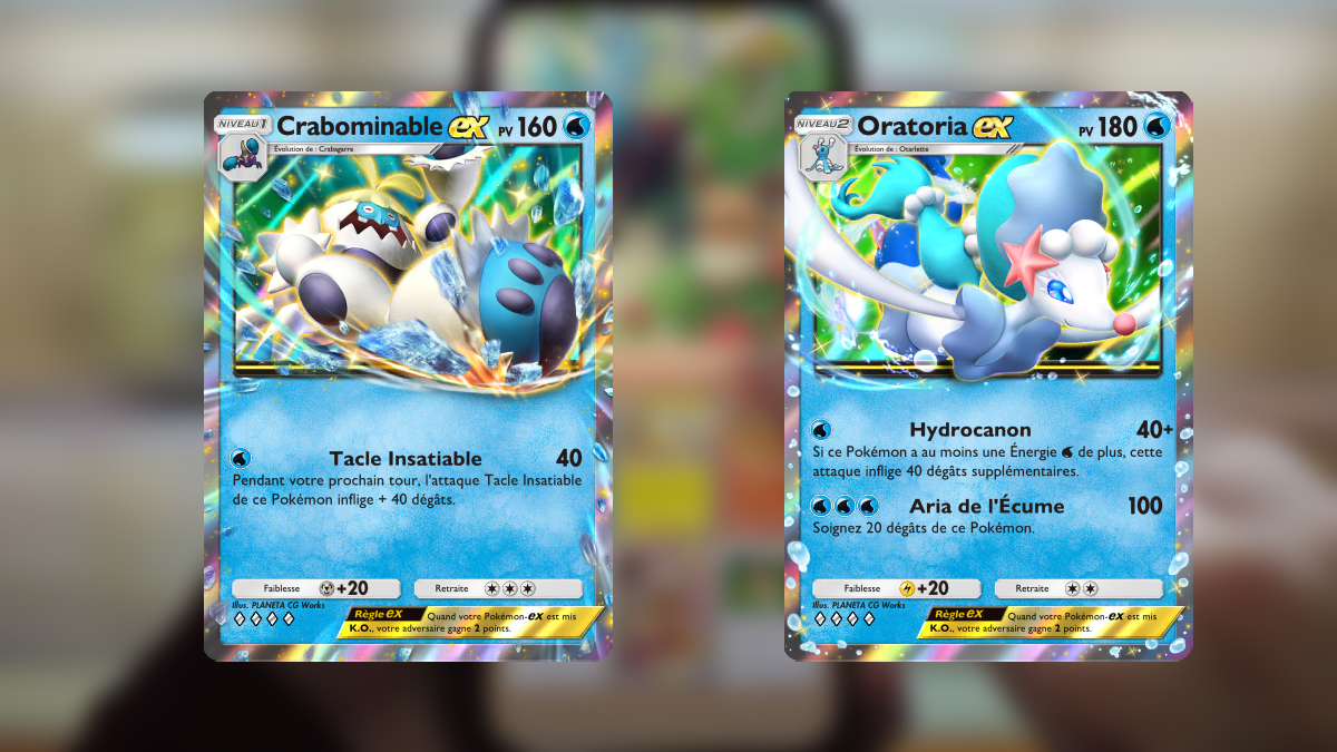 Quel deck jouer avec Oratoria EX dans Pokémon JCC Pocket ?