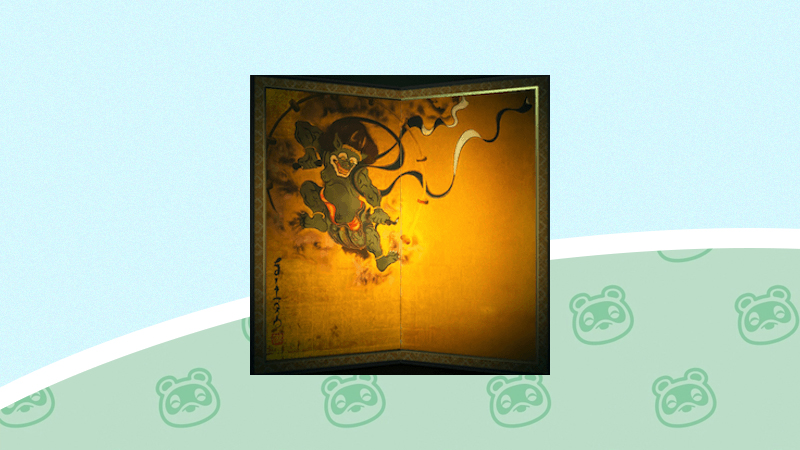 Toile sauvage (gauche) Animal Crossing, vrai ou faux chez Rounard ?