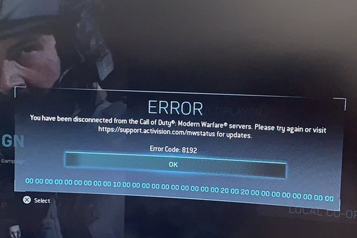 Code d'erreur 8192, comment le résoudre ?