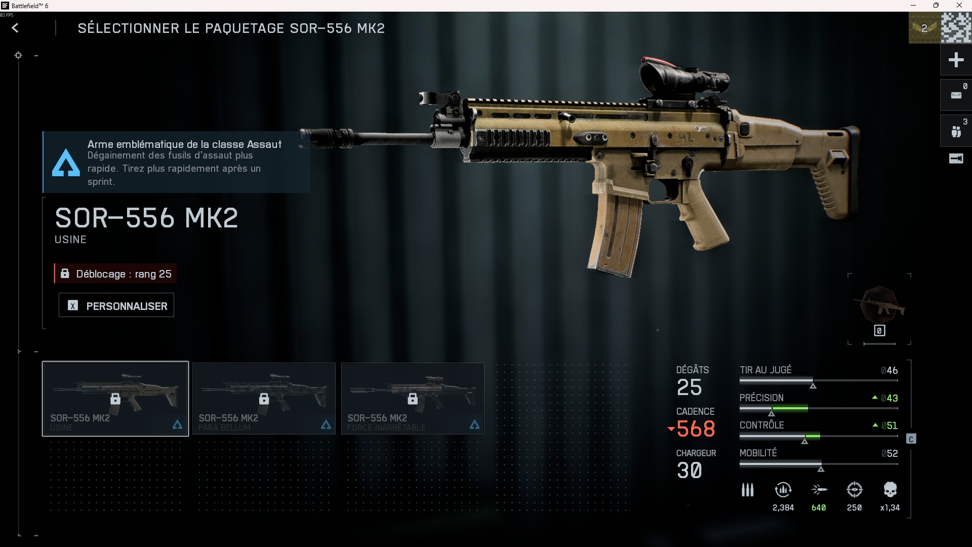SOR-556 MK2 BF6 : Quels accessoires et build prendre pour ce Fusil d'Assaut sur Battlefield 6 ?