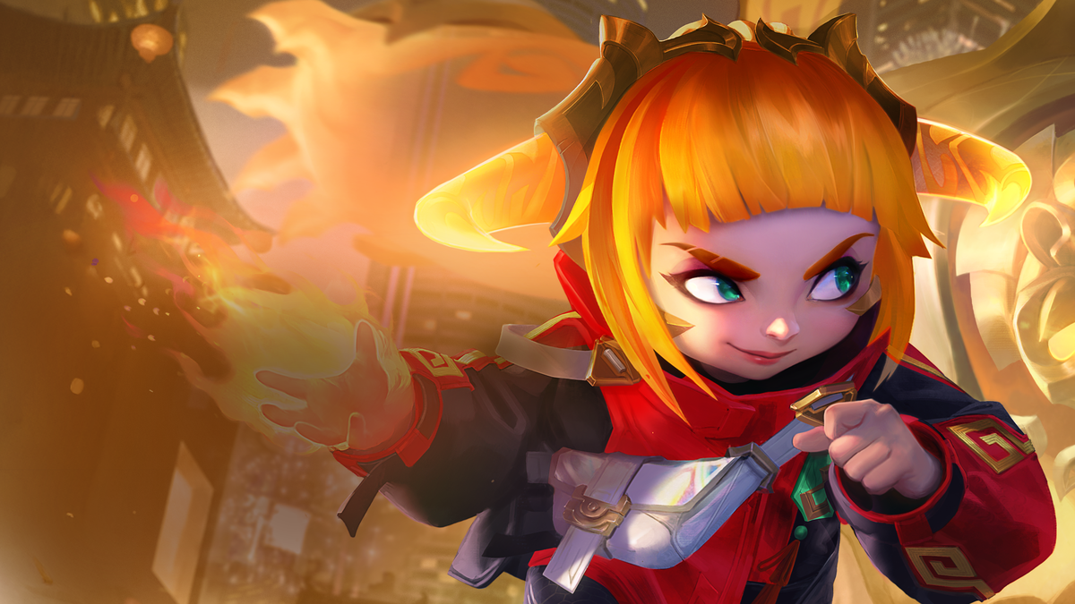 Compo Annie et Samira avec AMP et Stratège au Set 14 de TFT