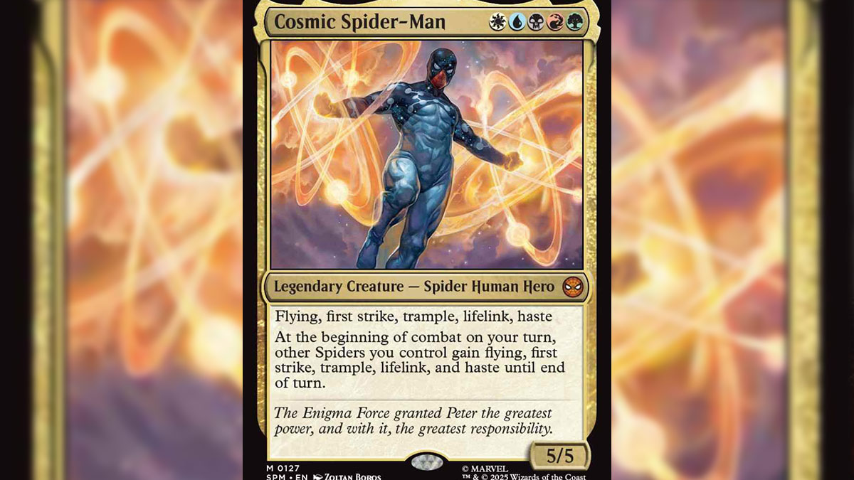 Cosmic Spider-Man arrive dans Magic: The Gathering