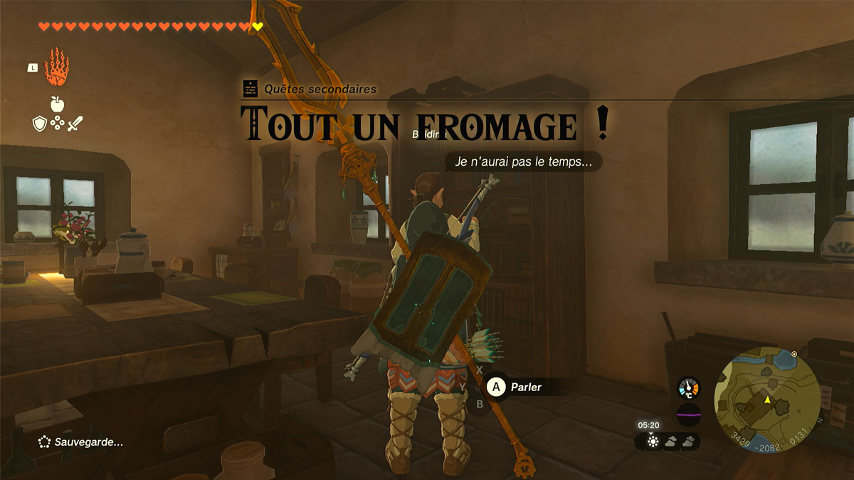 Comment accomplir la quête Tout un fromage dans Zelda Tears of the Kingdom ?