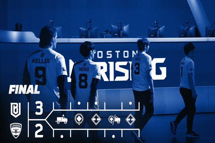 OW : Boston Uprising bat London Spitfire au sein de l'Overwatch League