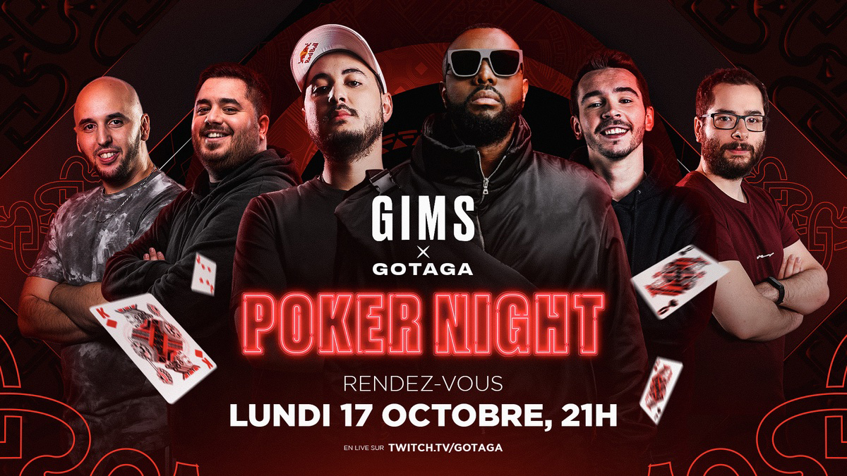 Maître GIMS invité de la Poker Night de Gotaka