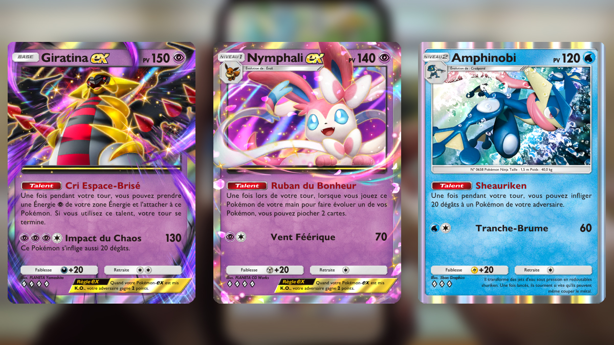 Le meilleur deck avec Nymphali EX avec Amphinobi dans Pokémon Pocket