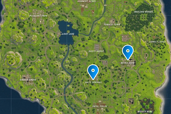 Où sont les lieux natifs dans Fortnite ?