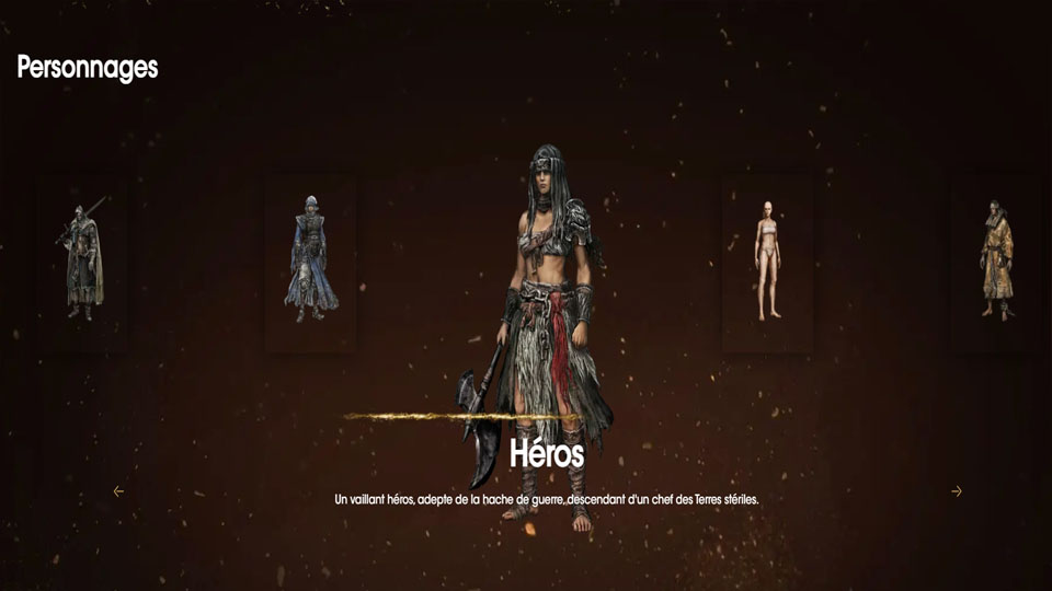 Le build du Héros dans Elden Ring