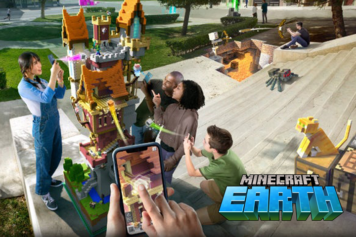 Les youtubers gaga de Minecraft Earth