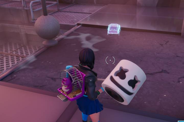 Fortnite : Puce 53 Décryptage, Participer à soulever la boule à facettes dans un repaire de méchant montagnard abandonné, Défi