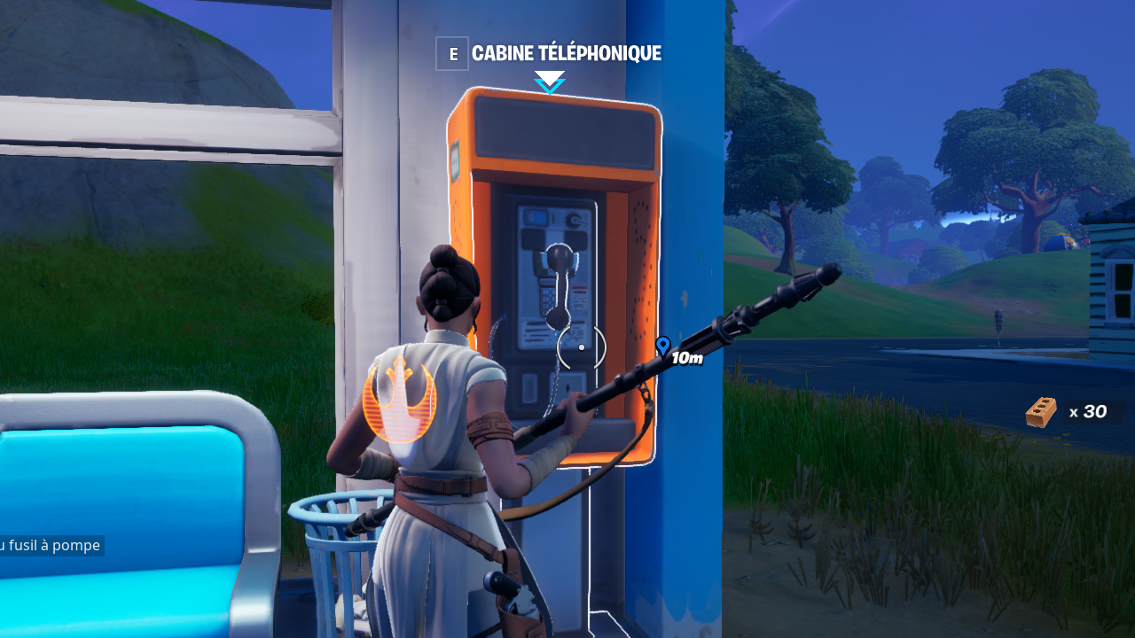 Où sont les cabines téléphoniques dans Fortnite en saison 7 ?