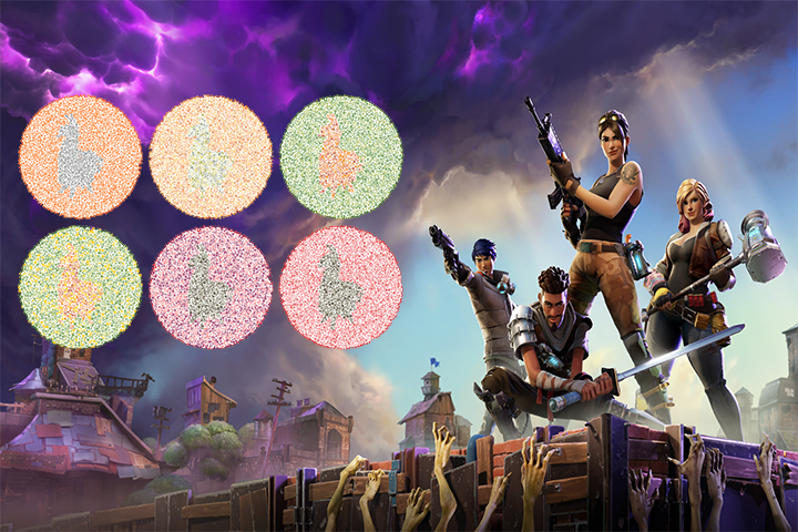 Mode daltonien sur Fortnite