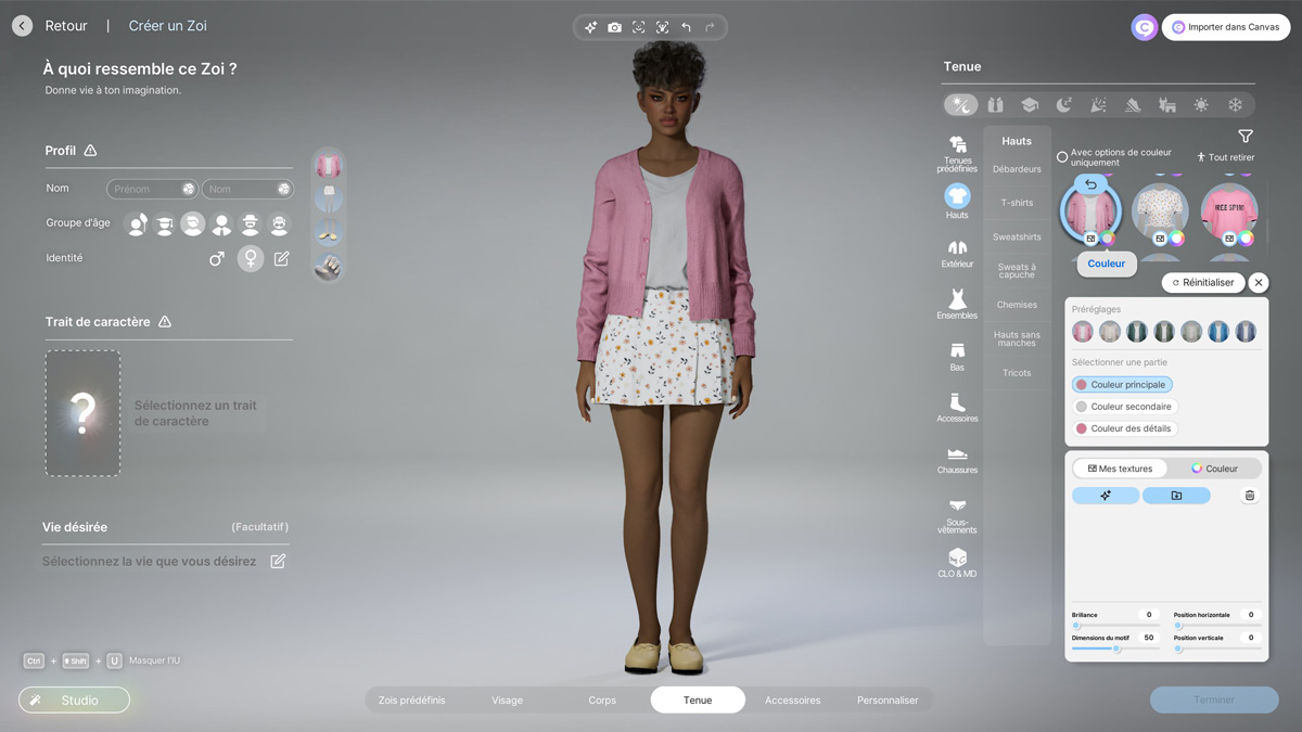 Vêtements InZOI : comment faire ses propres créations ?