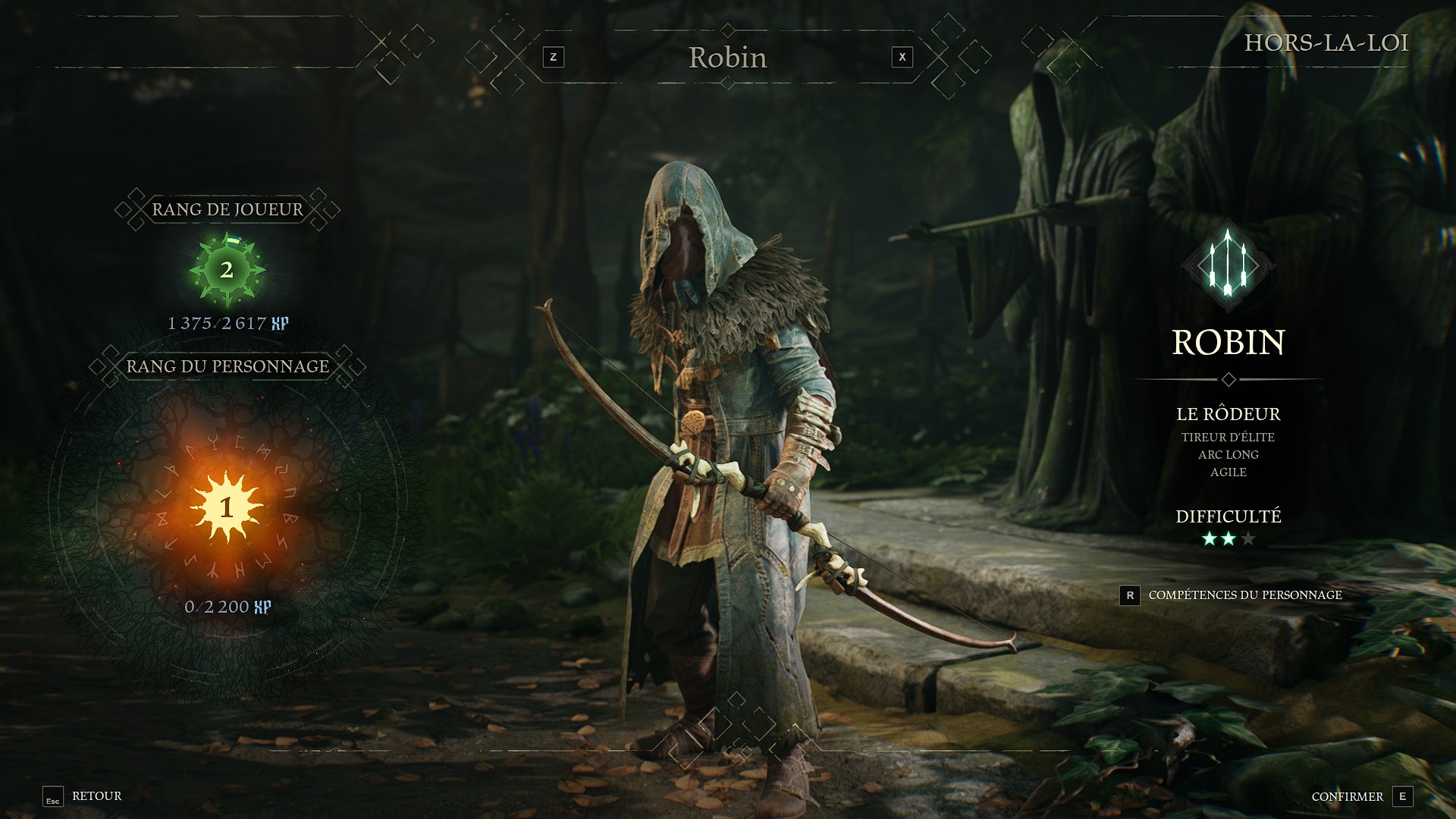 Présentation des classes et builds conseillés