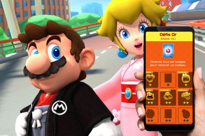 Les nouveaux défis sur Mario Kart Tour