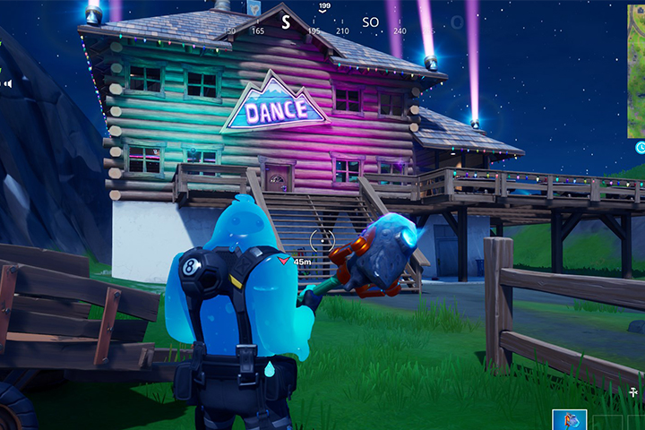 Où se trouve la villa des skieurs dans Fortnite ?