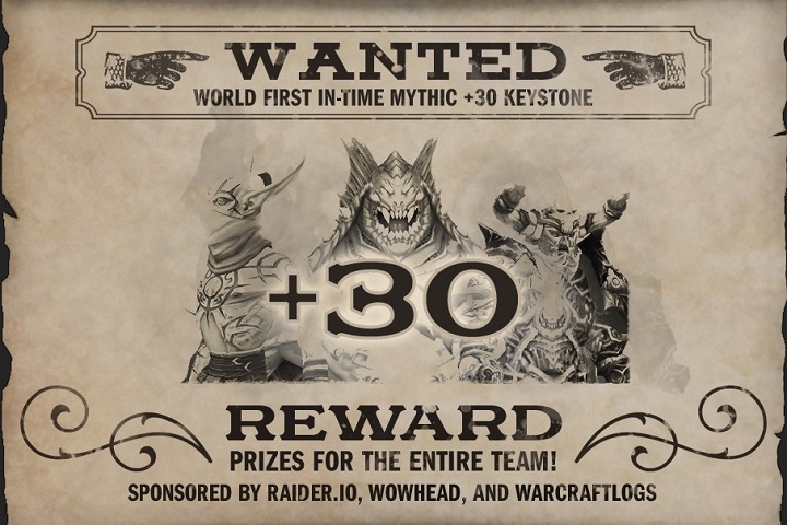 World of Warcraft : Concours Wowhead, Raider.IO et WarcraftLogs, compléter un mythique +30