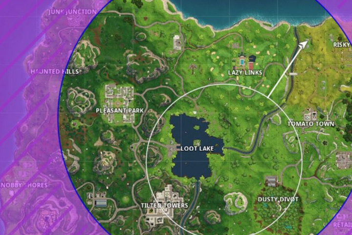 Fortnite : Les cercles de tempête modifiés, ils ne se refermeront plus sur certaines zones !
