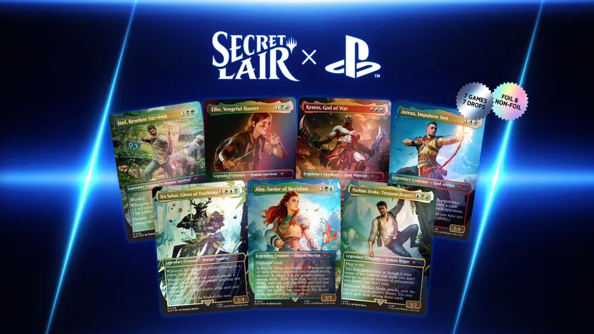 Magic x PlayStation : des cartes inédites pour The Last of Us, God of War, Horizon et plus encore !
