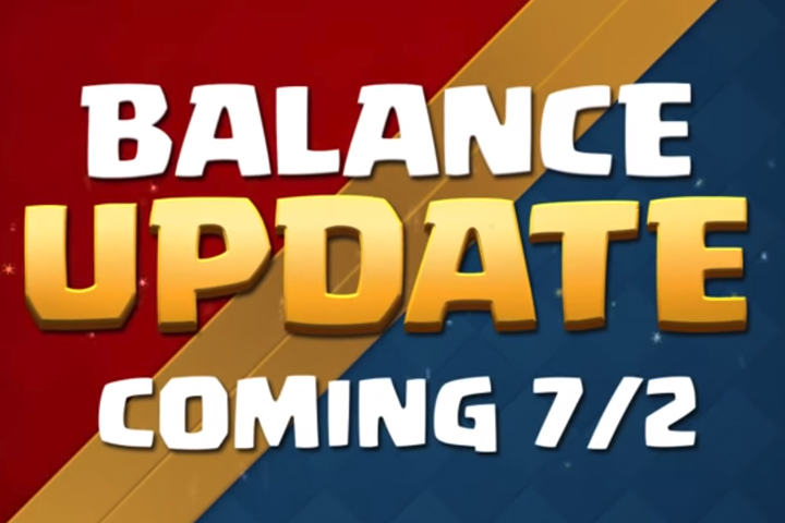 Clash Royale : Maj et équilibrage du 2 juillet