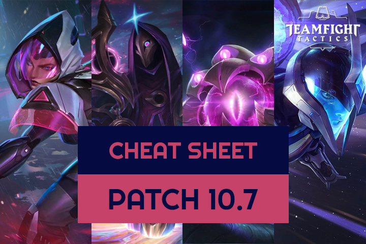 Le cheat sheet des meilleures compos de TFT en 10.7