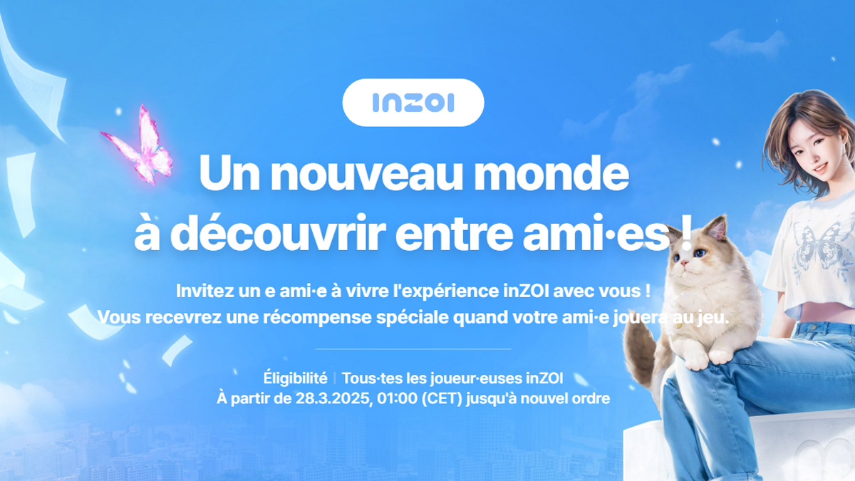 Comment parrainer des joueurs dans InZOI ?