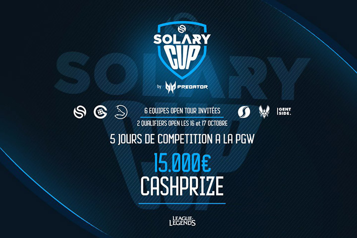 LoL : Tournoi Solary Cup by Predator à la Paris Games Week 2018