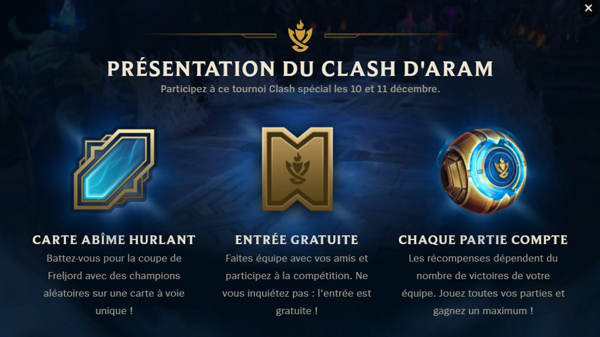 Le Clash débarque pour le mode ARAM sur LoL