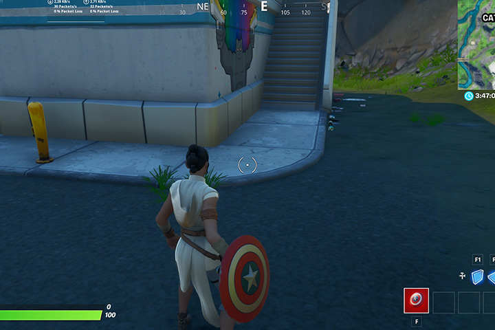 Fortnite : Trouver des pelotes de laine à Catty Corner, défi semaine 7