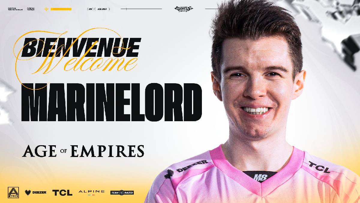 Gentle Mates débarque sur Age of Empires IV et recrute MarineLorD, le meilleur joueur du monde !