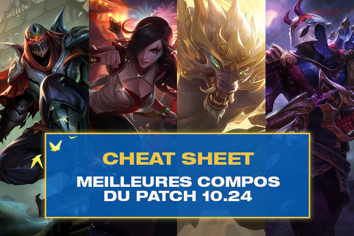 Le cheat sheet des meilleures compos en 10.24