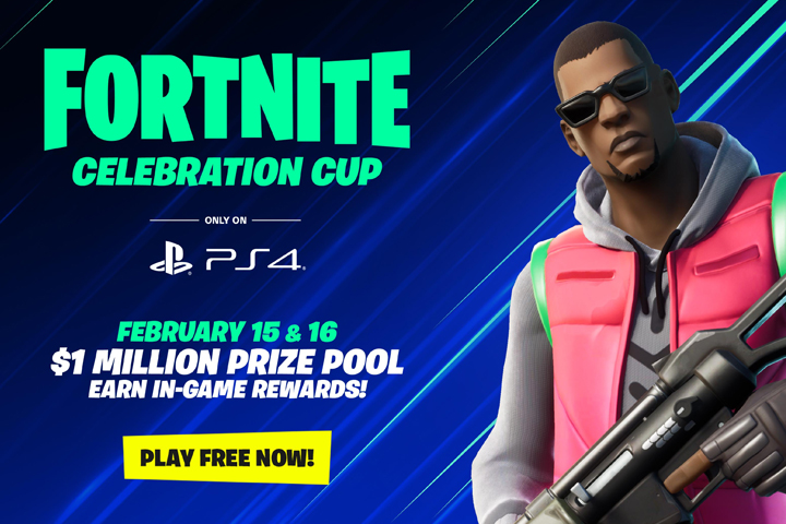 Fortnite : Celebration Cup, tournoi PS4, infos, dates et cashprize