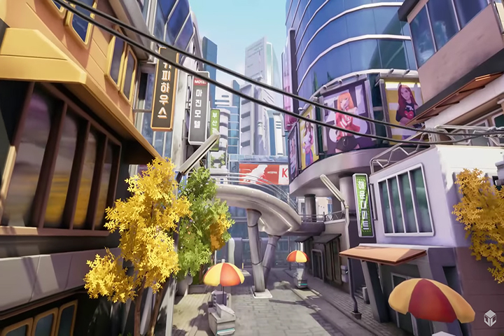 OW : Carte de Buzan, réalisée par un fan