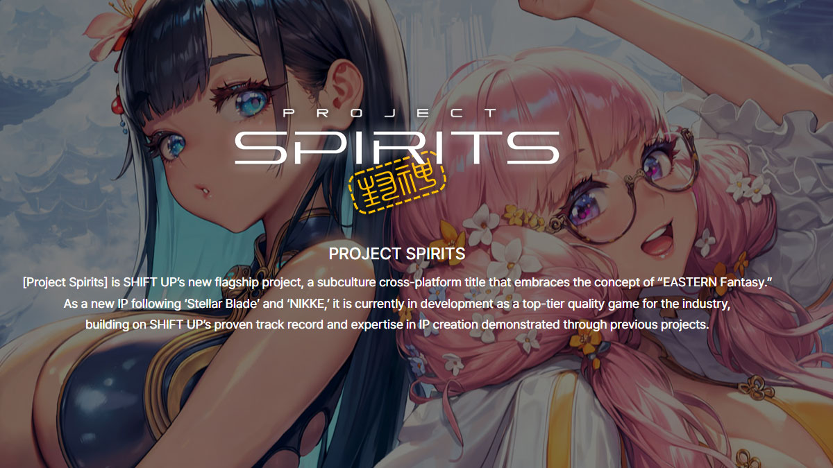 Après le succès de Stellar Blade, Shift Up lève le voile sur Project Spirits, son prochain titre phare !