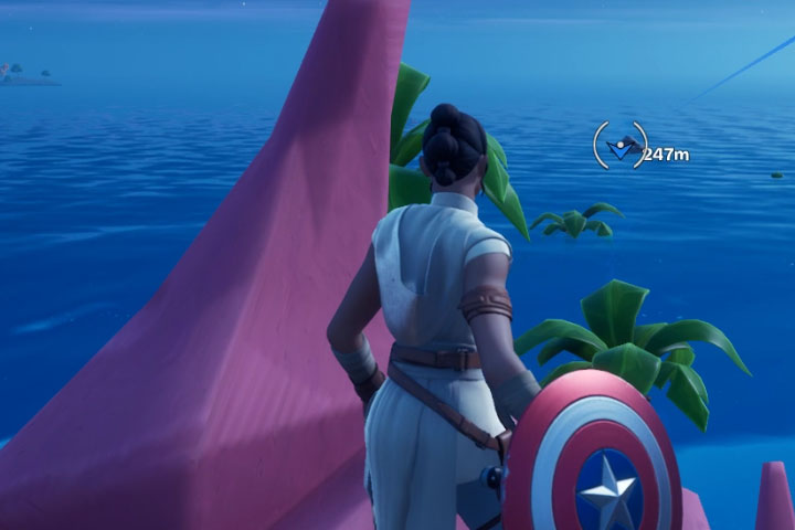 Fortnite : S'emparer du trident à la crique coralienne, défi Aquaman