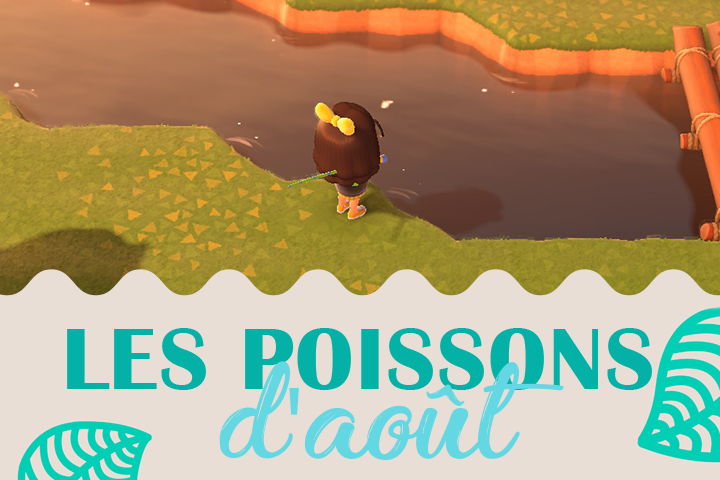 Poissons du mois d'août dans Animal Crossing New Horizons, hémisphère nord et sud