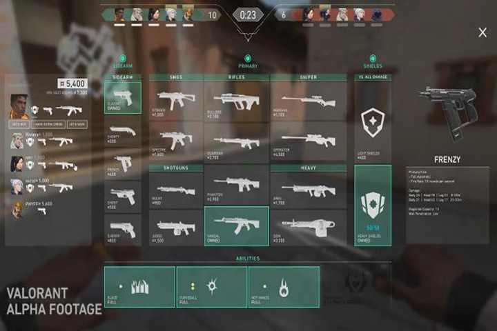 VALORANT : Armes, liste et détails de l'arsenal du FPS de Riot Games