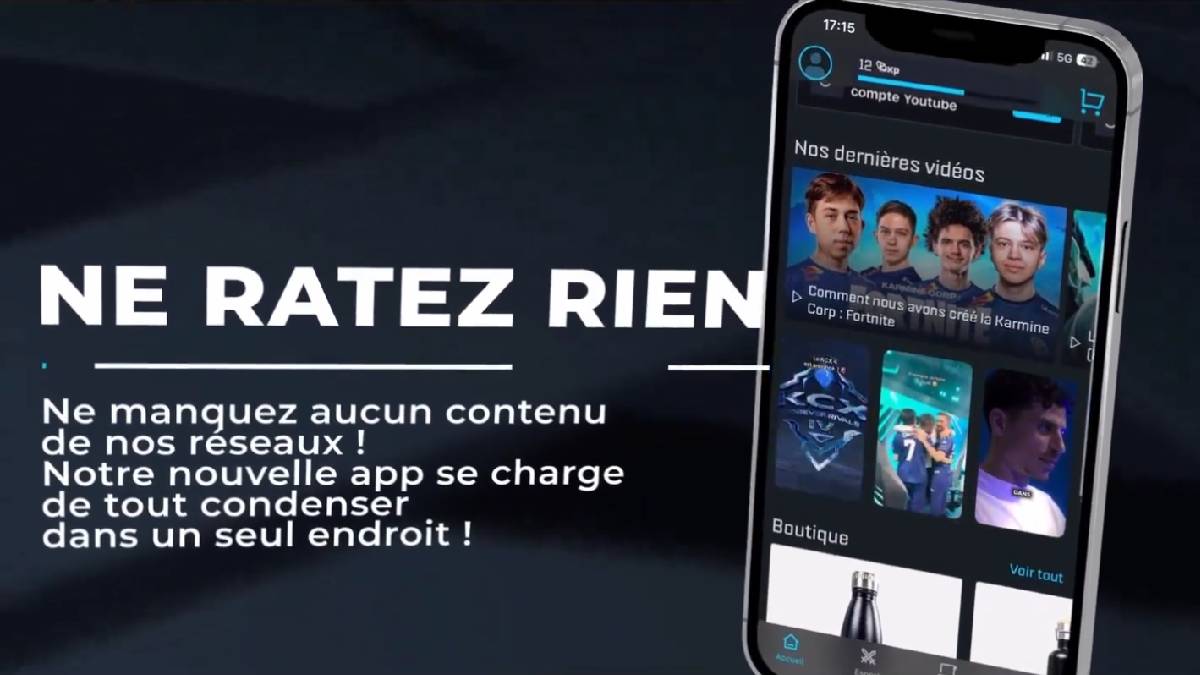 Application Karmine Corp : Suivre toutes les compétitions du Blue Wall, c'est encore plus simple !