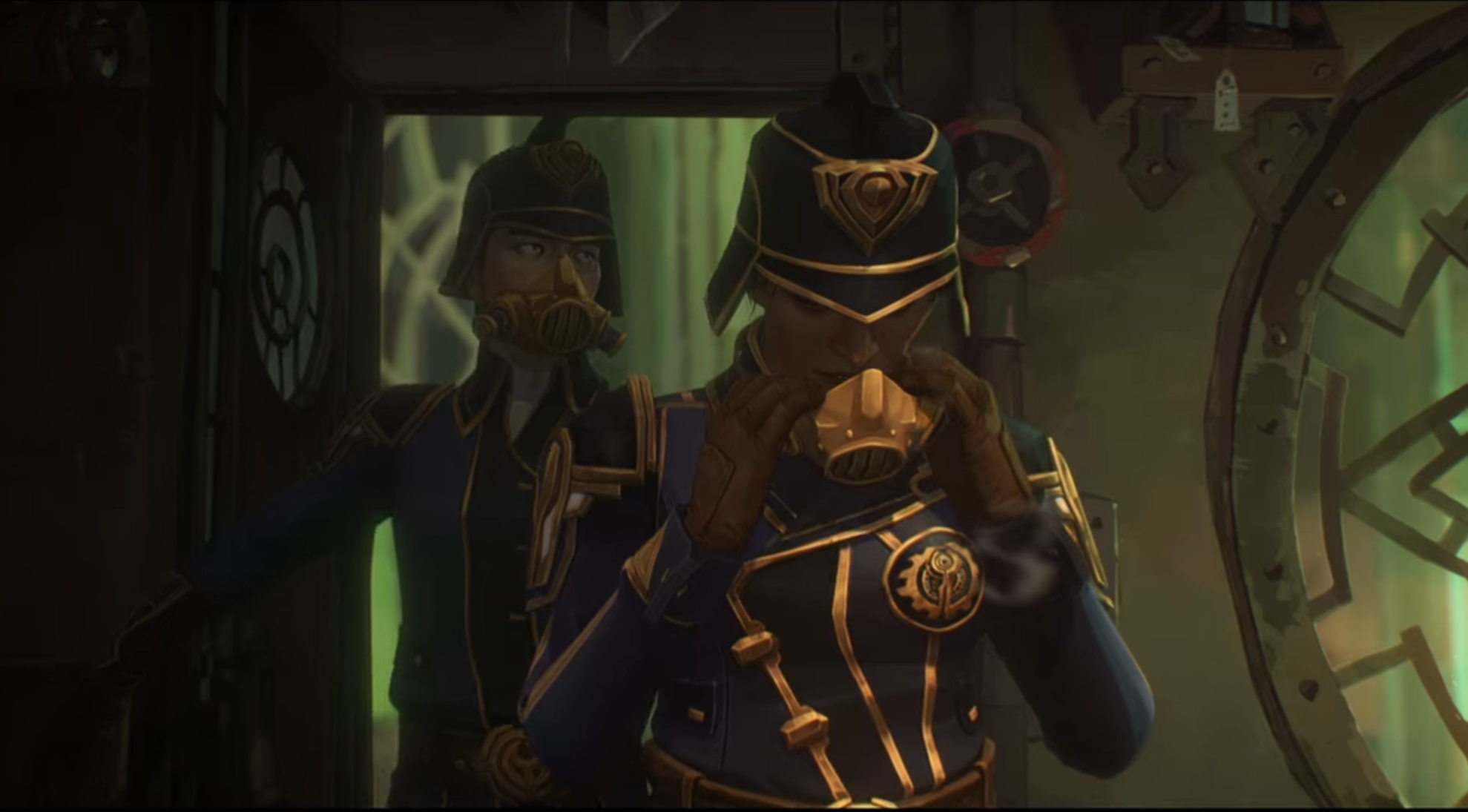 Pourquoi les pacifieurs ont des masques dans Zaun ?