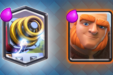 Clash Royale - Deck Géant Zappy Arène 8