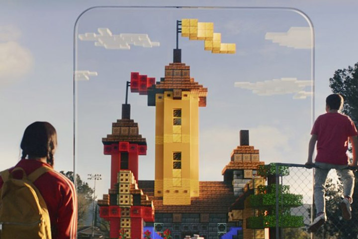 Un jeu Minecraft en réalité augmentée