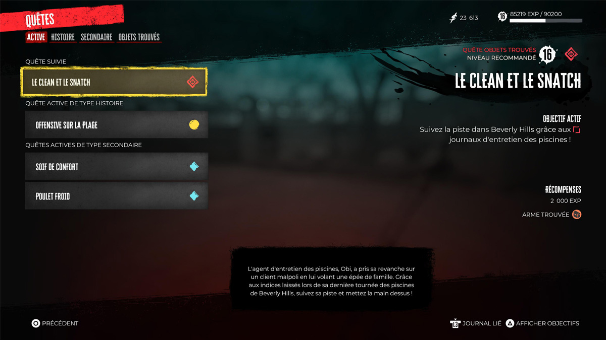 Comment compléter la quête Le Clean et le Snatch dans Dead Island 2 ?