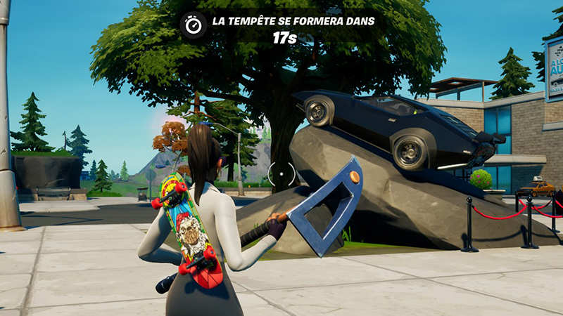 Réussir les défis chronométrés en Ferrari 296 GTB dans Fortnite, défi saison 7