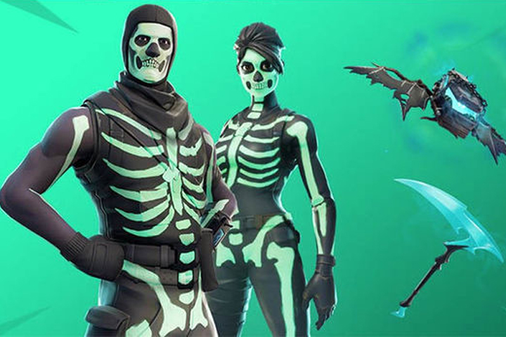 Fortnite : Retour du skin Troupe Squelettique pour Halloween